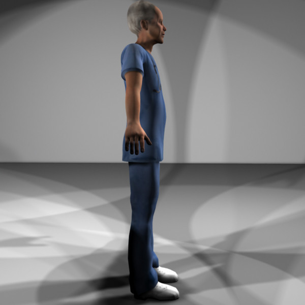 3d model rigged medical personnel - Medical Personnel Collection Rigged - Men #2 by MasonMotion